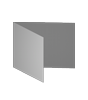 Trauerkarte DIN A5 quer 4-seiter 4/4 farbig mit beidseitig partieller Glitzer-Lackierung