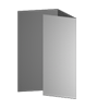 Trauerkarte DIN lang 6-seiter Wickelfalz 4/4 farbig mit beidseitig partieller UV-Lackierung